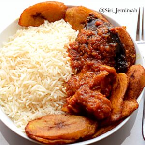 White Rice and Stew